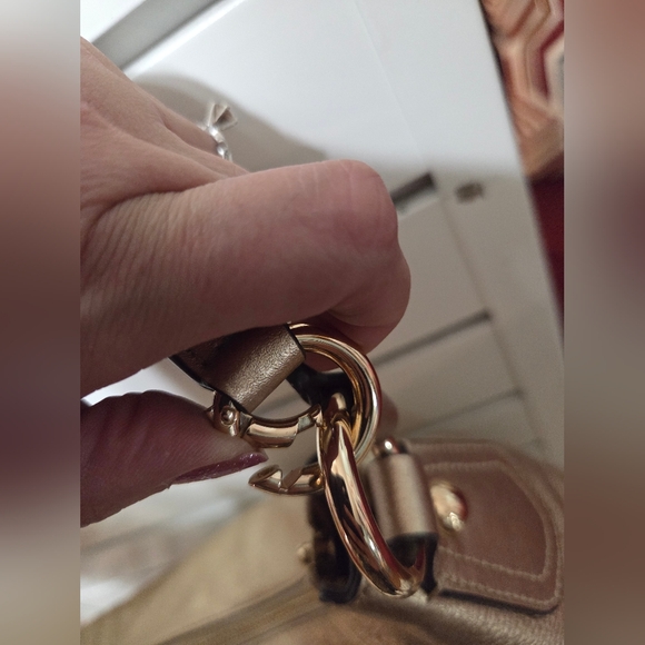 Michael Kors Metallic Gold Hobo Bag - Picture 6 of 9